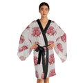 Heart Cluster Kimono Robe — Pink Love All-Over Print