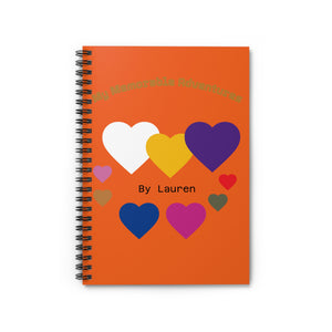 My Memorable Adventures Spiral Notebook , Personalized Gift, Journal, Stationery, Student Supplies, Writing Gift