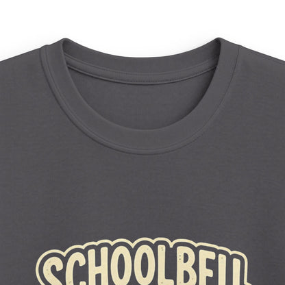 Schoolbell Rocks kids graphic T-shirt for school days