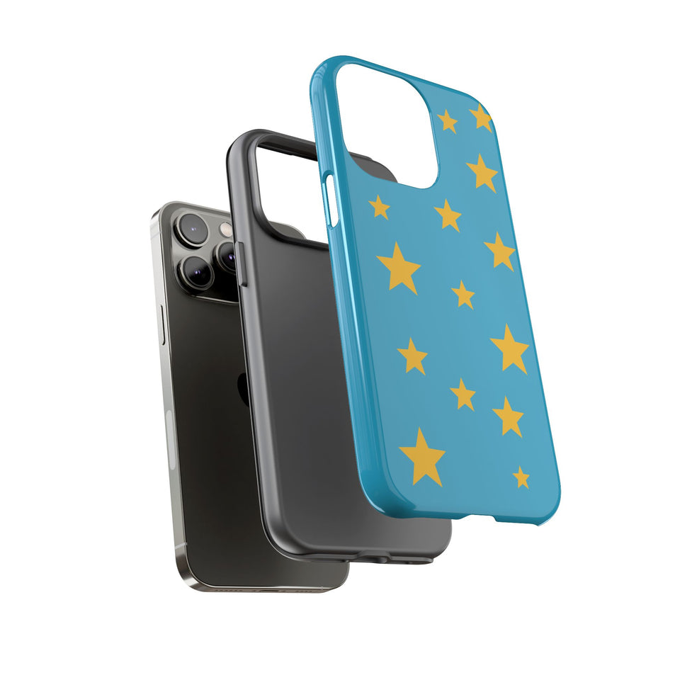Midnight Sparkle Stars Phone Case | Protective Sparkling Phone Cover