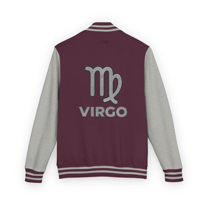 Virgo Letterman Jacket with Zodiac Symbol
