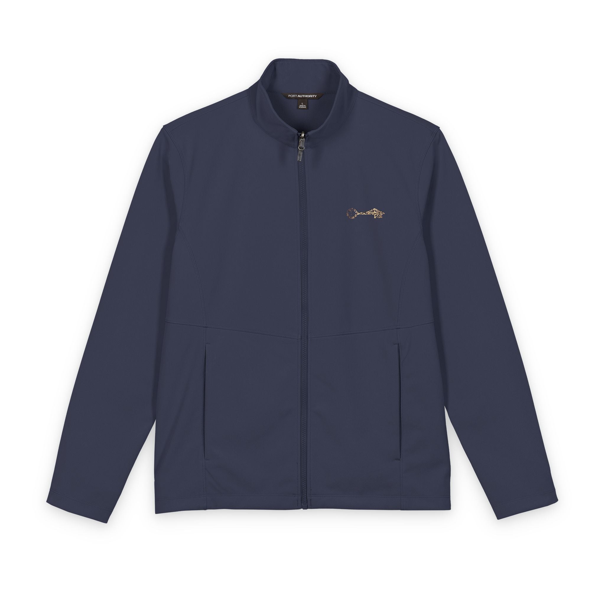 Men's Soft Shell Jacket — Lightweight Windproof Zip-Up