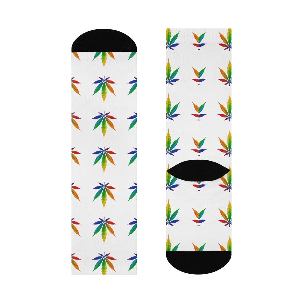 Mary Jane Cushion Crew Socks | Mary Jane Floral Crew Socks