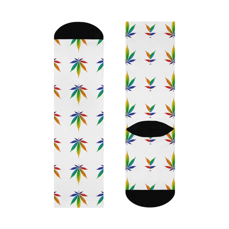 Mary Jane Cushion Crew Socks | Mary Jane Floral Crew Socks