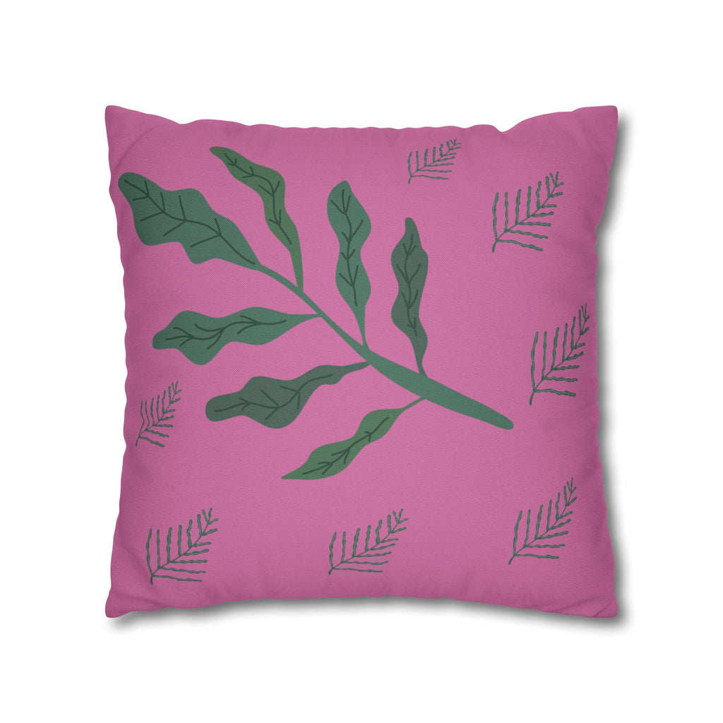 Vibrant Floral Square Pillowcase, Cozy Home Decor, Gift, Bedroom Accent, Spring Interior, Flower Cushion Cover