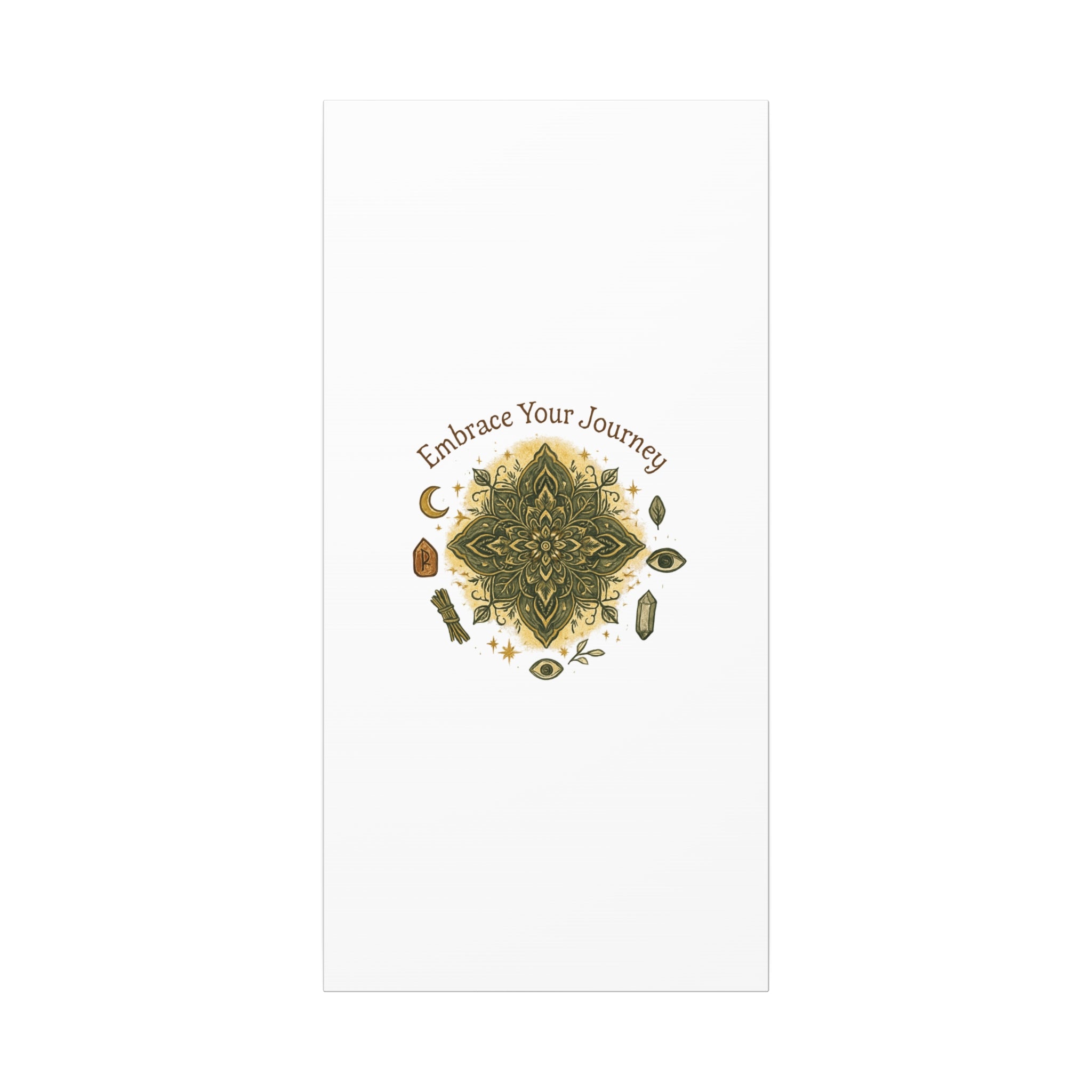 Embrace Your Journey Mandala Canvas | Matte Stretched Wall Art