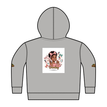 Personalized Toddler Zip Hoodie — Cozy Fleece Jacket
