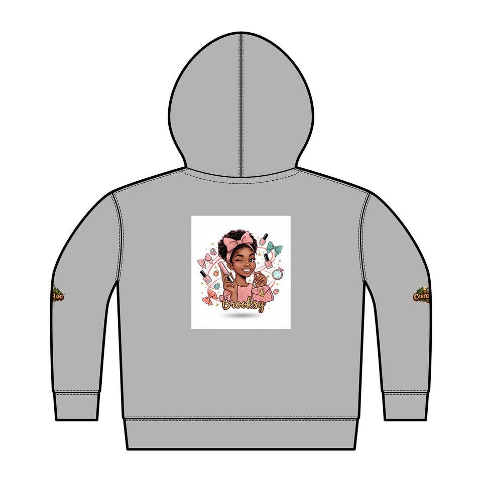 Personalized Toddler Zip Hoodie — Cozy Fleece Jacket