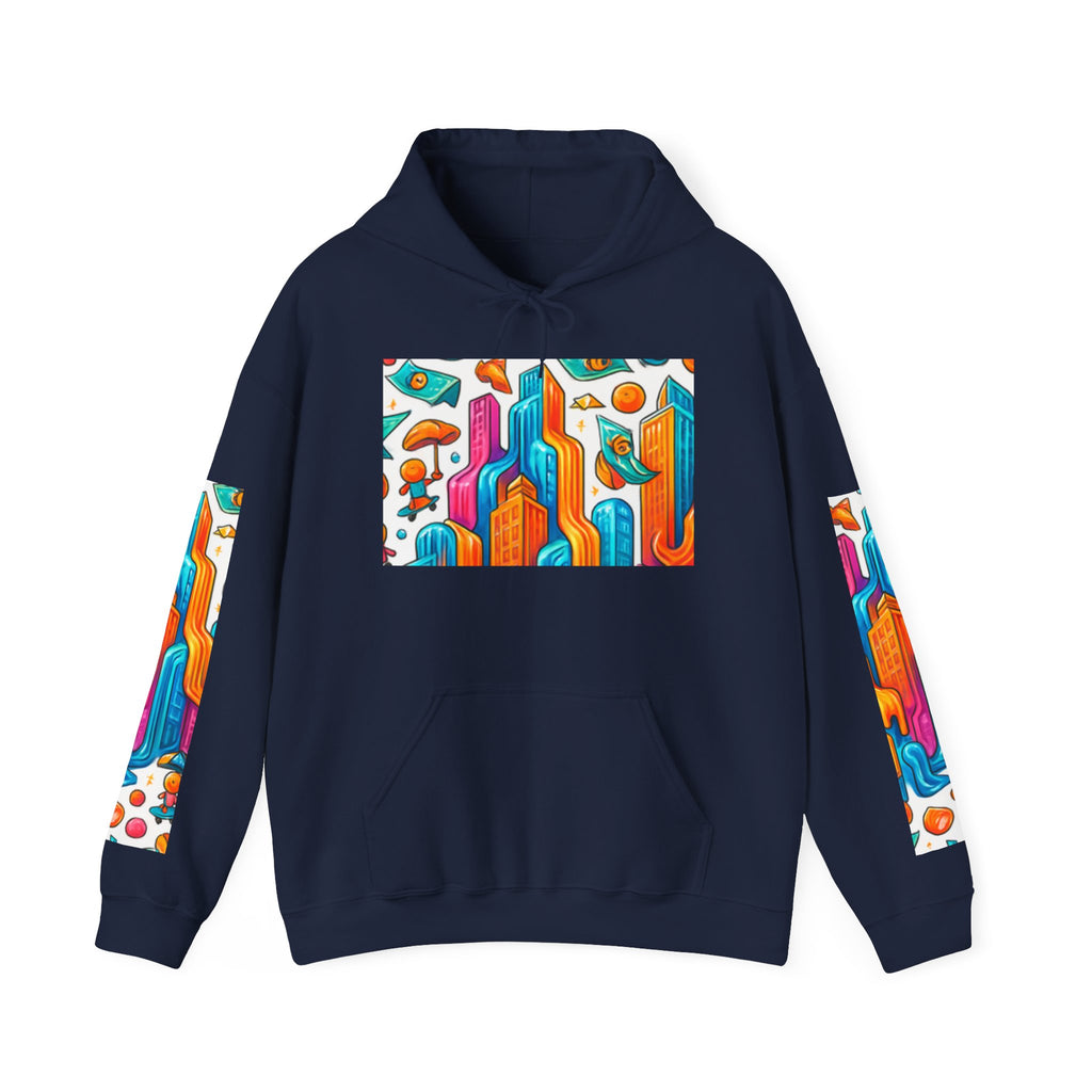 Designed Hooded Sweatshirt, Graphic Hoodie, Cozy Pullover, Men's/Women's Winter Clothing, Gift for Him/Her
