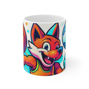 CartersLog Koolie Dog Ceramic Coffee Mug – 11oz Dishwasher Safe Tea Cup