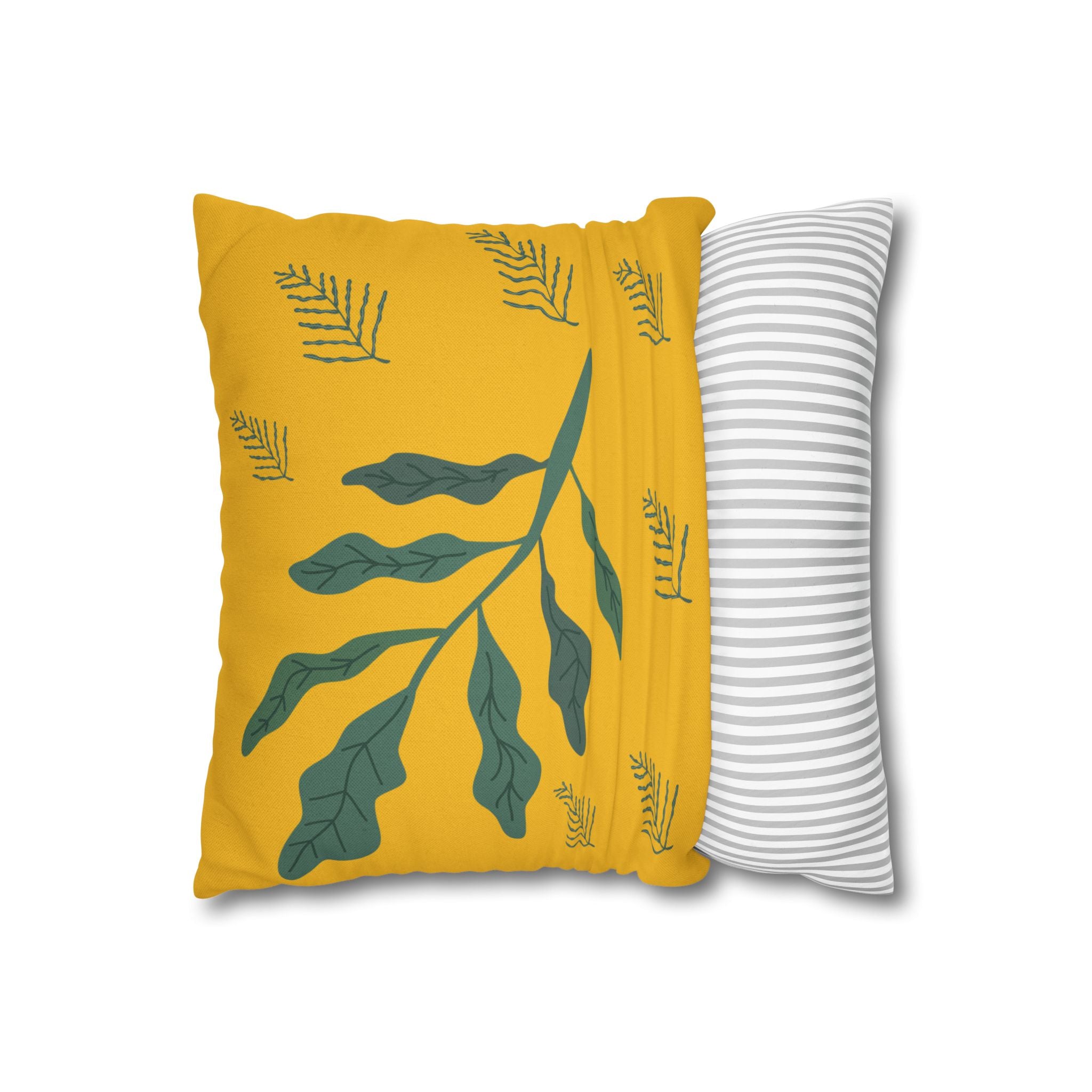 Vibrant Floral Square Pillowcase, Cozy Home Decor, Gift, Bedroom Accent, Spring Interior, Flower Cushion Cover