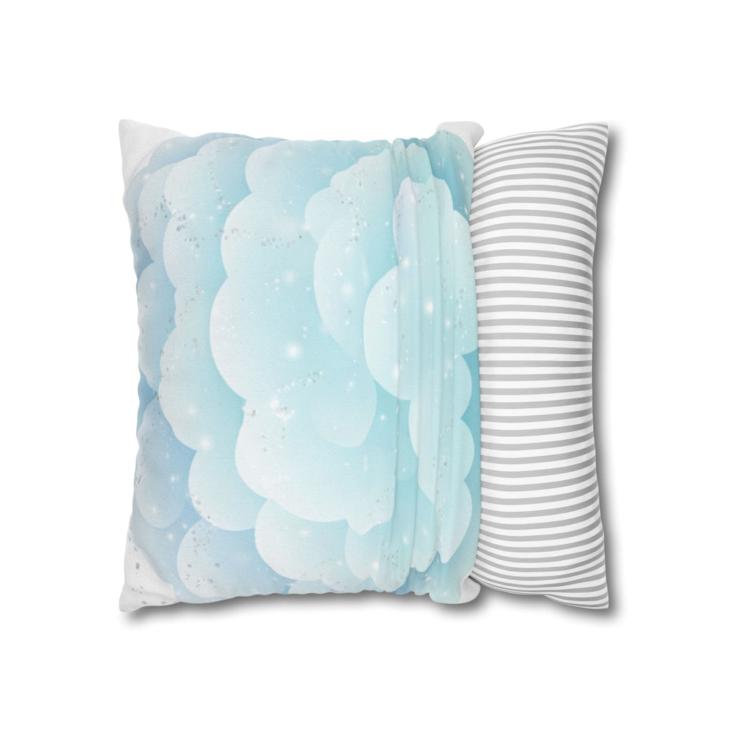Candy Rain Decorative Pillow Cover — Colorful Retro Candy Art Square Pillowcase
