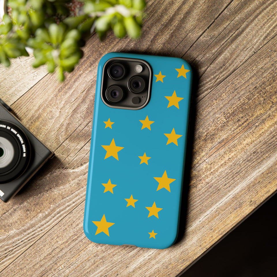 Midnight Sparkle Stars Phone Case | Protective Sparkling Phone Cover