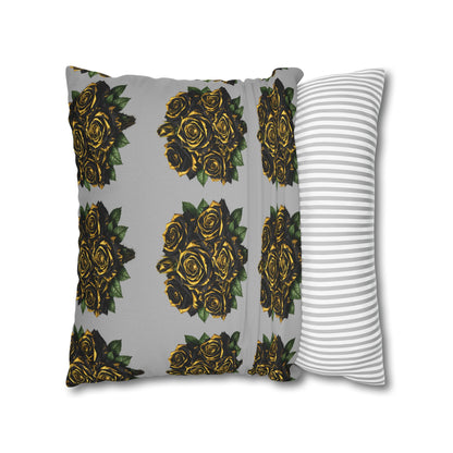 Red Rose Pillow Cover – Floral Decorative Throw Pillowcase