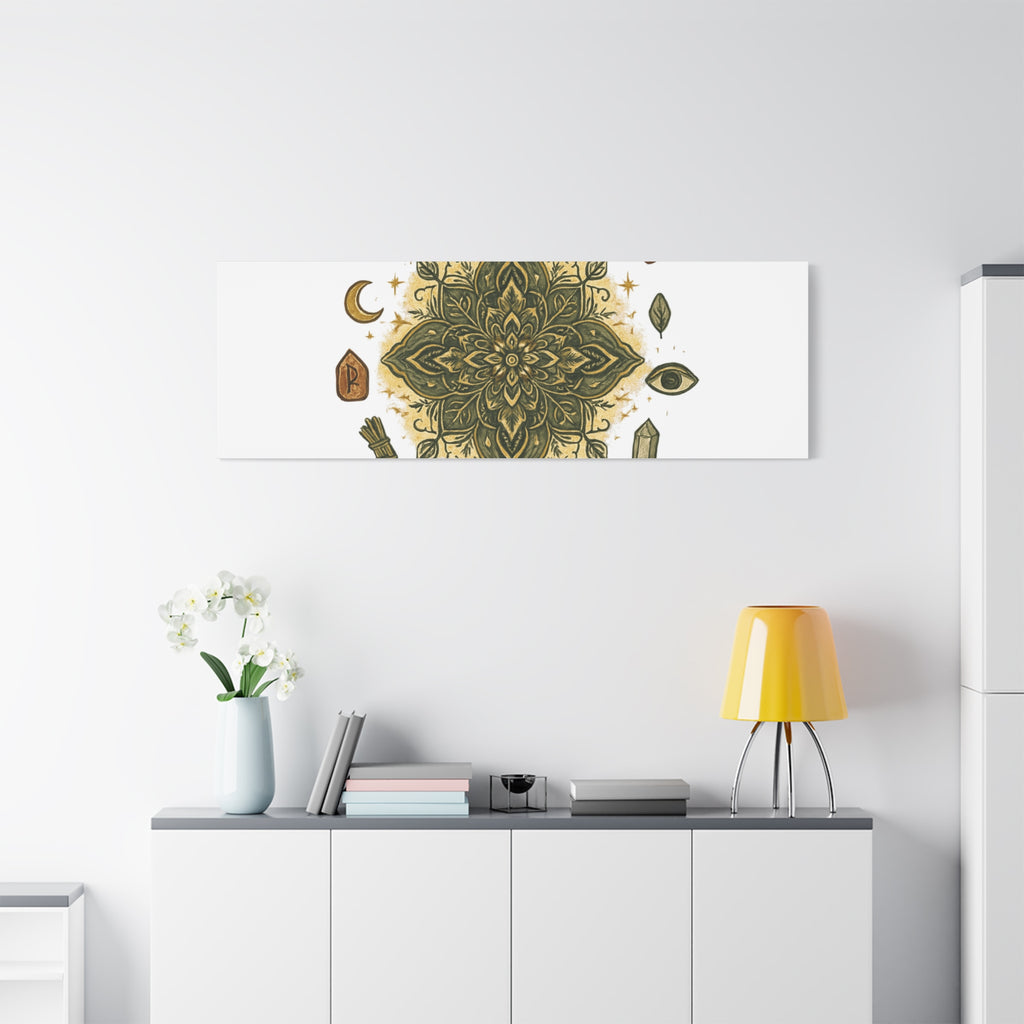 Embrace Your Journey Mandala Canvas | Matte Stretched Wall Art