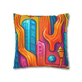 CartersLog Modern Geometric Square Pillowcase – Cozy Home Decor Cushion Cover