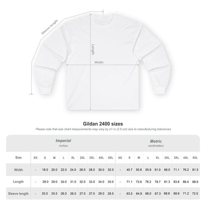 Long Sleeve Tee — Neon City Red Sports Car Streetwear