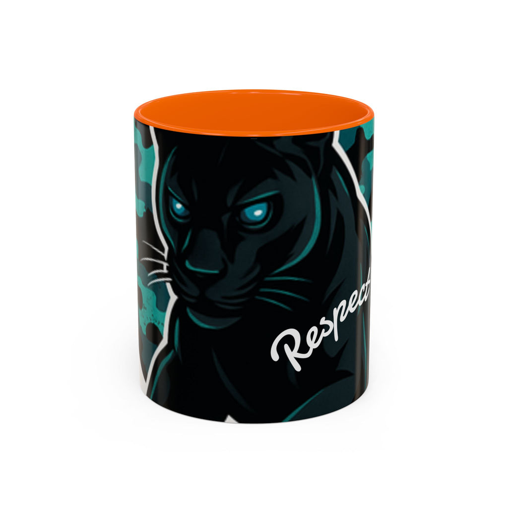 Panther Coffee Mug, Gift for Soccer Mom, Mother's Day Mug, animal lover Mom Gift, Coffee Mug for Mom, Mug Gift for Her, Ceramic Mug with