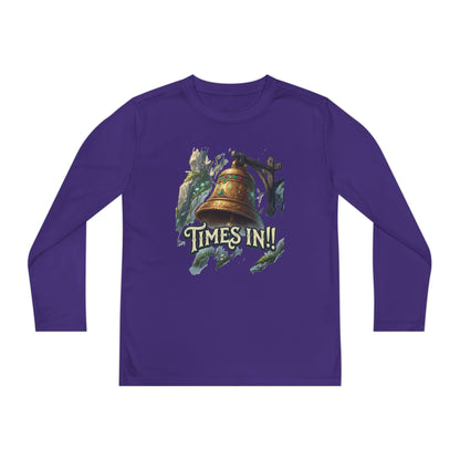 Times In!! Youth Long Sleeve Tee — Vintage Bell Graphic