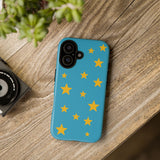 Midnight Sparkle Stars Phone Case | Protective Sparkling Phone Cover