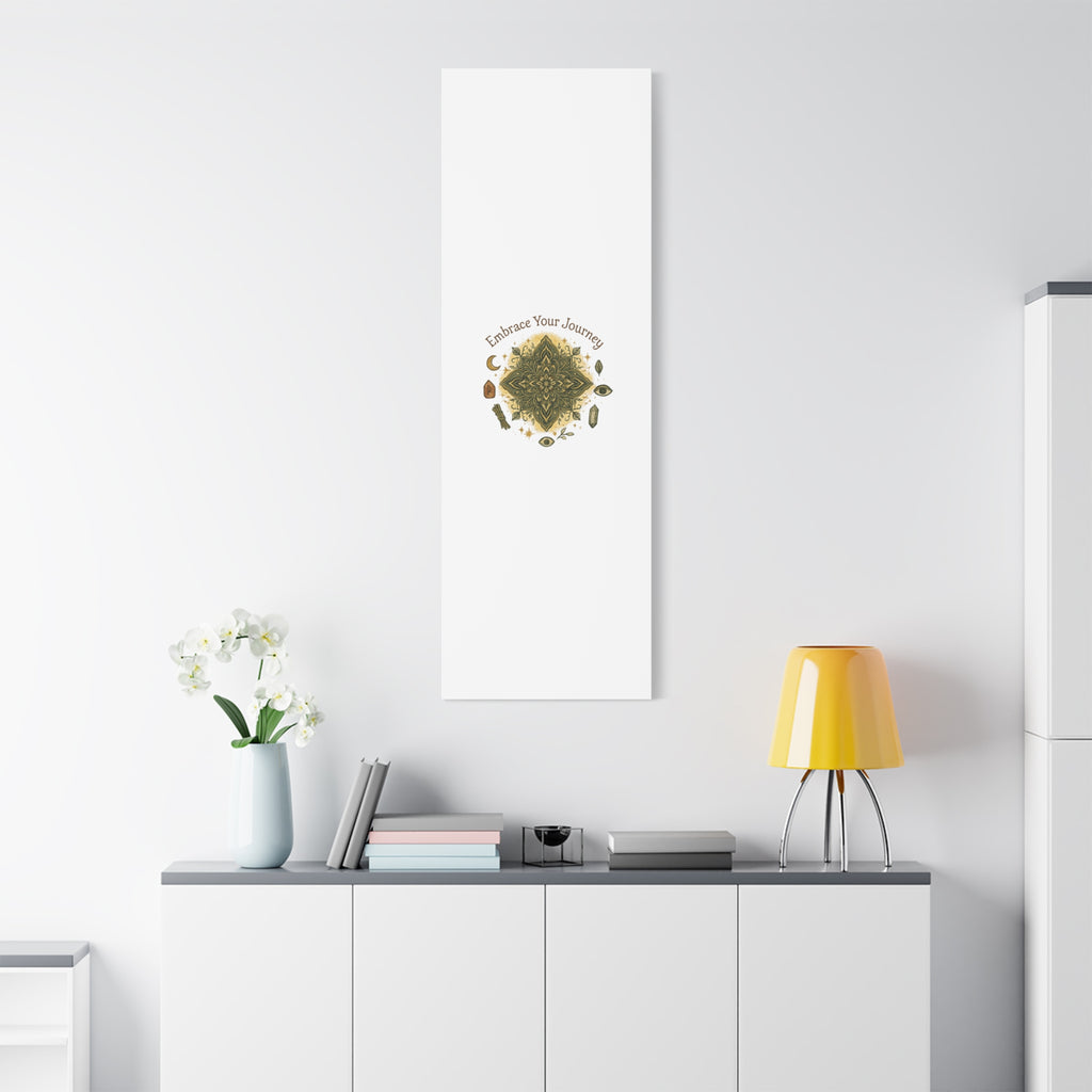 Embrace Your Journey Mandala Canvas | Matte Stretched Wall Art