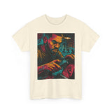 Barber Art Tee - Vintage Barber Graphic Shirt, Gift for Barbers, Cool T-Shirt for Men, Stylish Unisex Cotton Tee, Casual Wear
