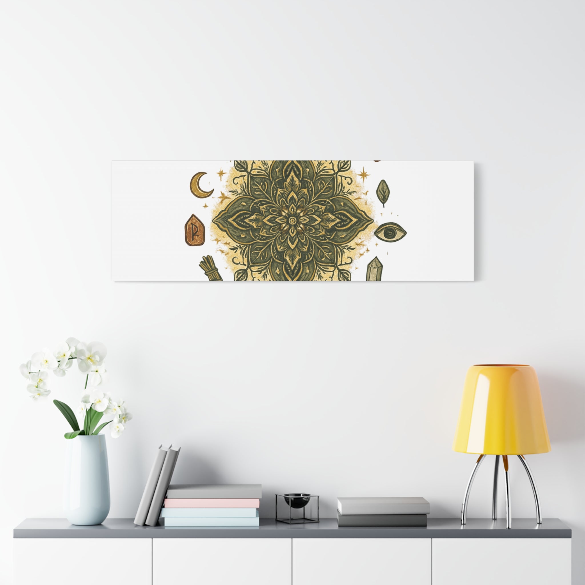Embrace Your Journey Mandala Canvas | Matte Stretched Wall Art