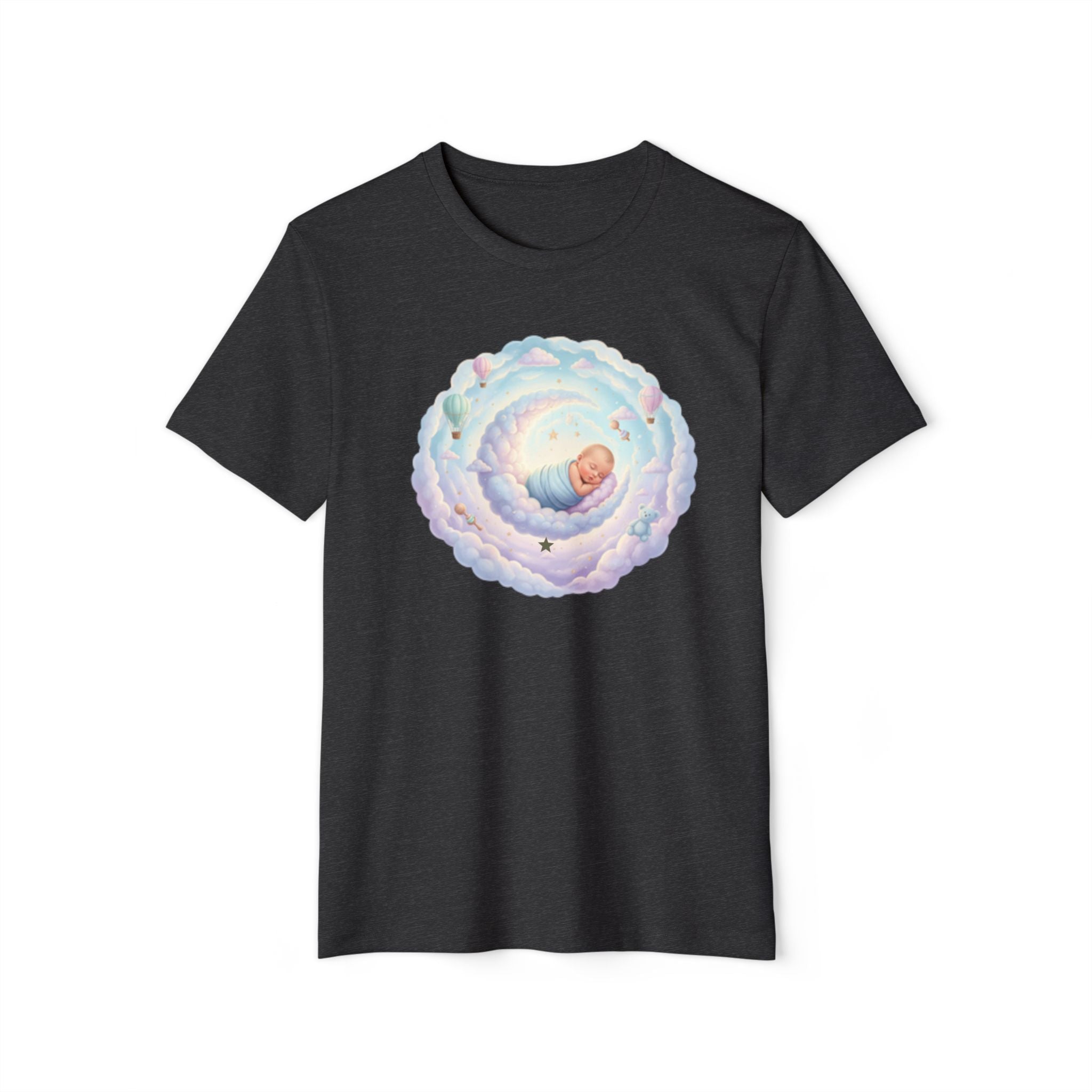 Personal Newborn Announcement T-Shirt | Nursery Moon Infant Illustration