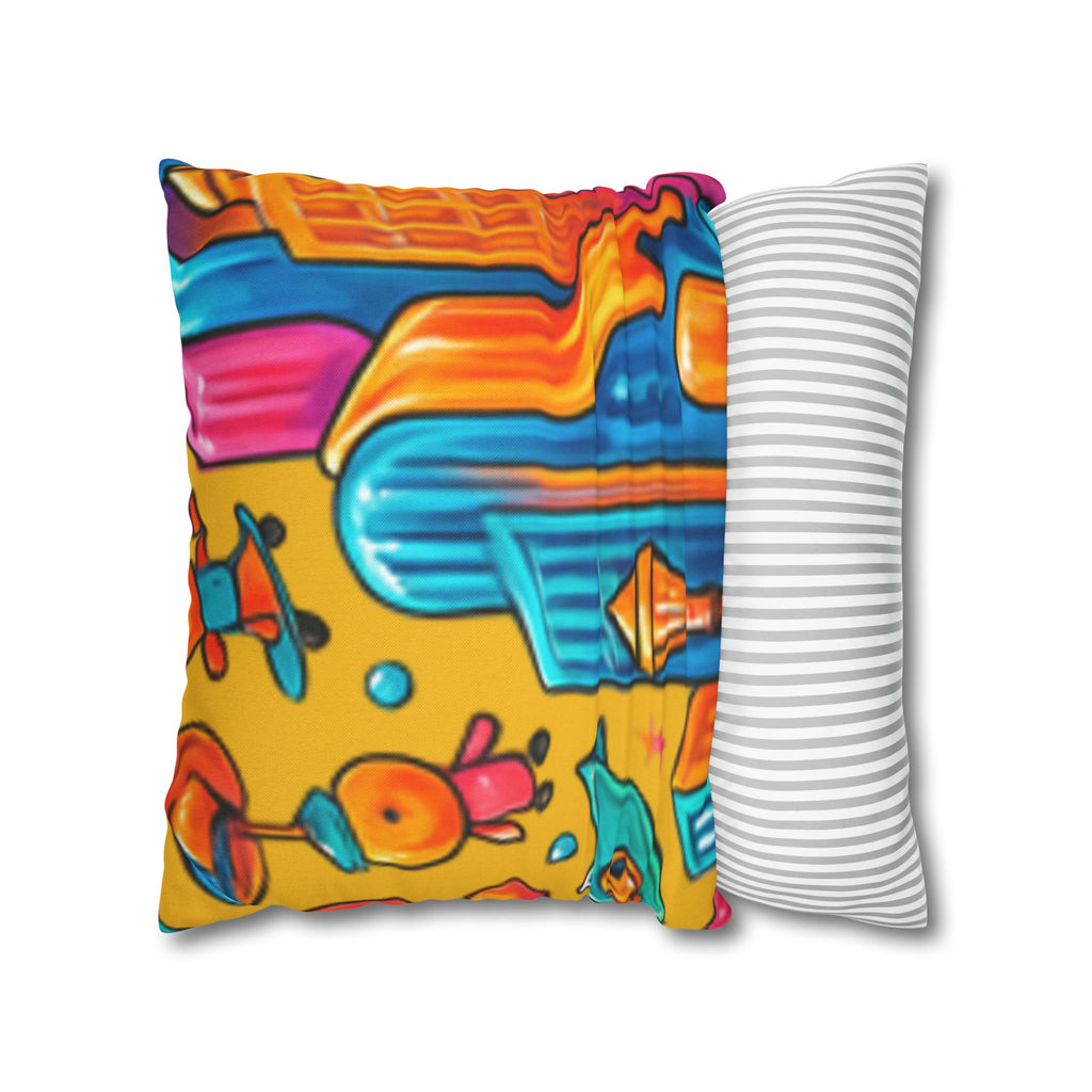 Modern Geometric Cozy Home Decor Pillowcase | Square Cushion Cover