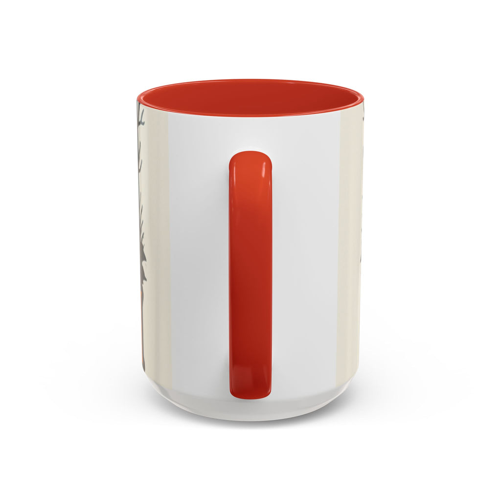 Spooky Cozy October Accent Coffee Mug — Autumn Vibe Ceramic (11/15 oz)