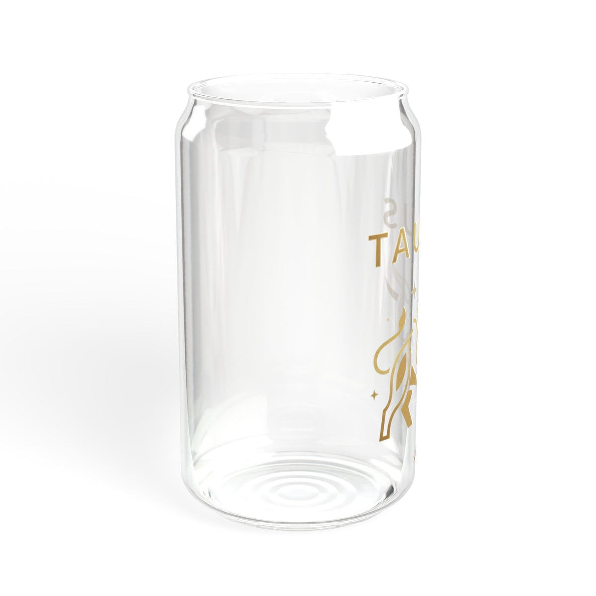 Taurus Zodiac 16oz Sipper Glass with Straw