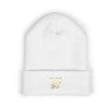Taurus Beanie – Embroidered Floral Zodiac Winter Hat