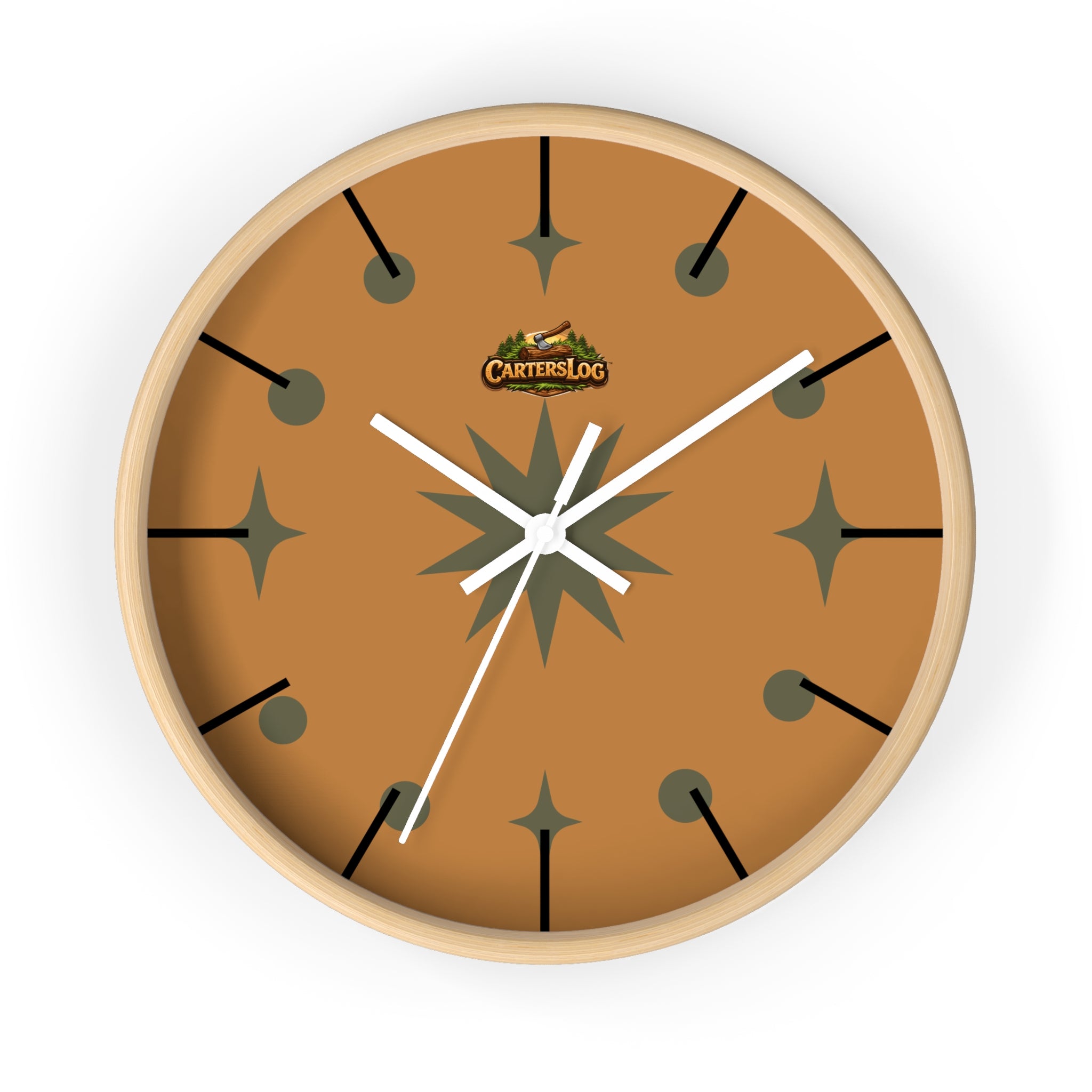Custom Wall Clock, Modern Home Decor, Personalized Gift, Unique Wall Art, Functional Timepiece, Print Your Way, Home Office Decor,