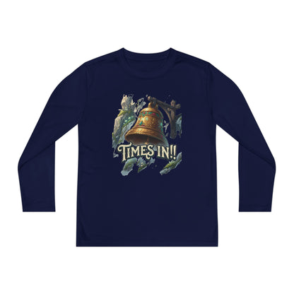Times In!! Youth Long Sleeve Tee — Vintage Bell Graphic