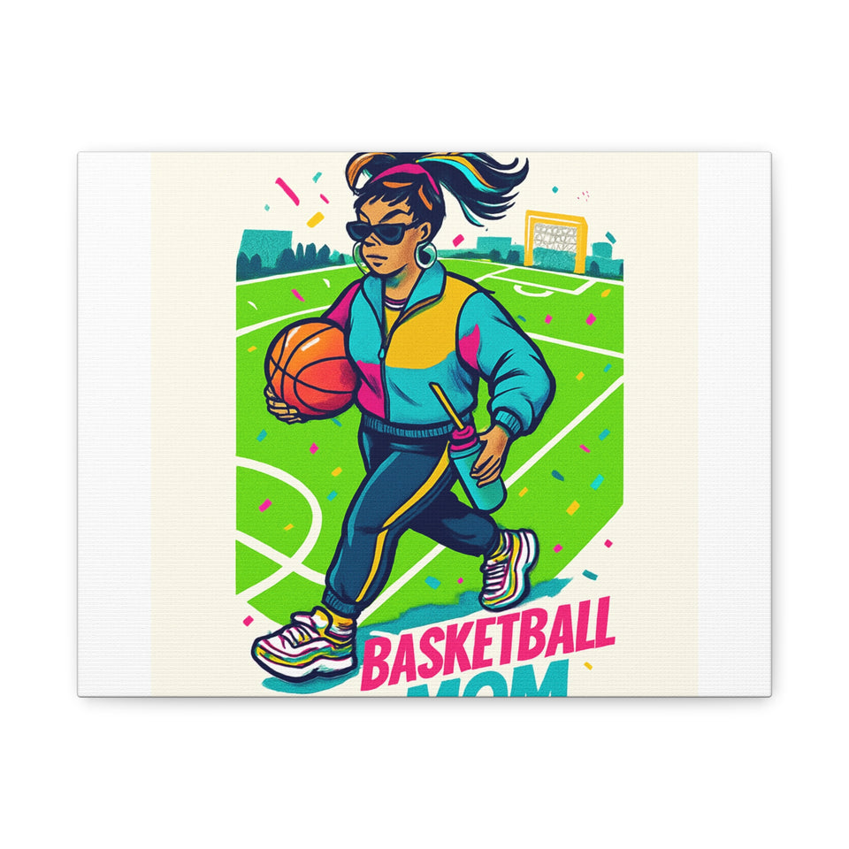 Canvas Art, Basketball Decor with Blanket, Athletic Motivational Wall Art, Sports Lover Gift, Fun Home Decor, Sporty Design