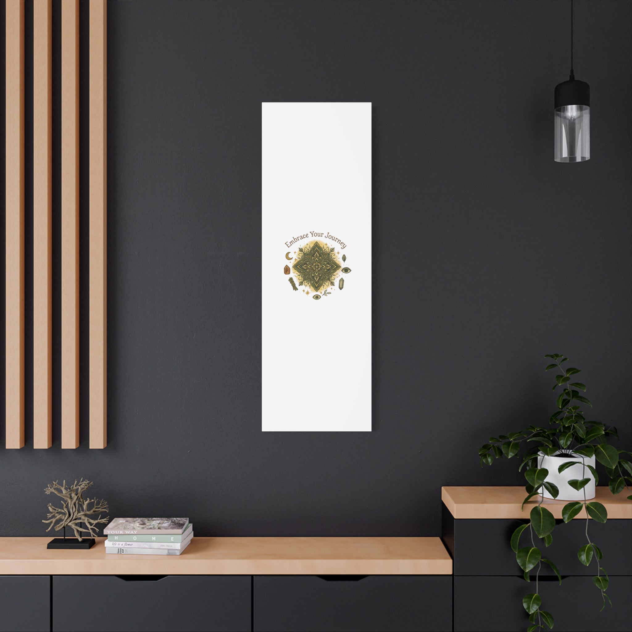 Embrace Your Journey Mandala Canvas | Matte Stretched Wall Art