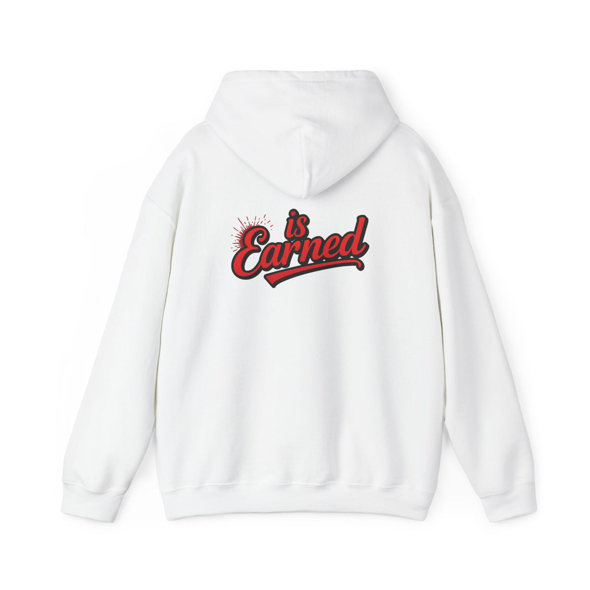 Respect Is Earned Hoodie — Retro Script Motivational Sweatshirt