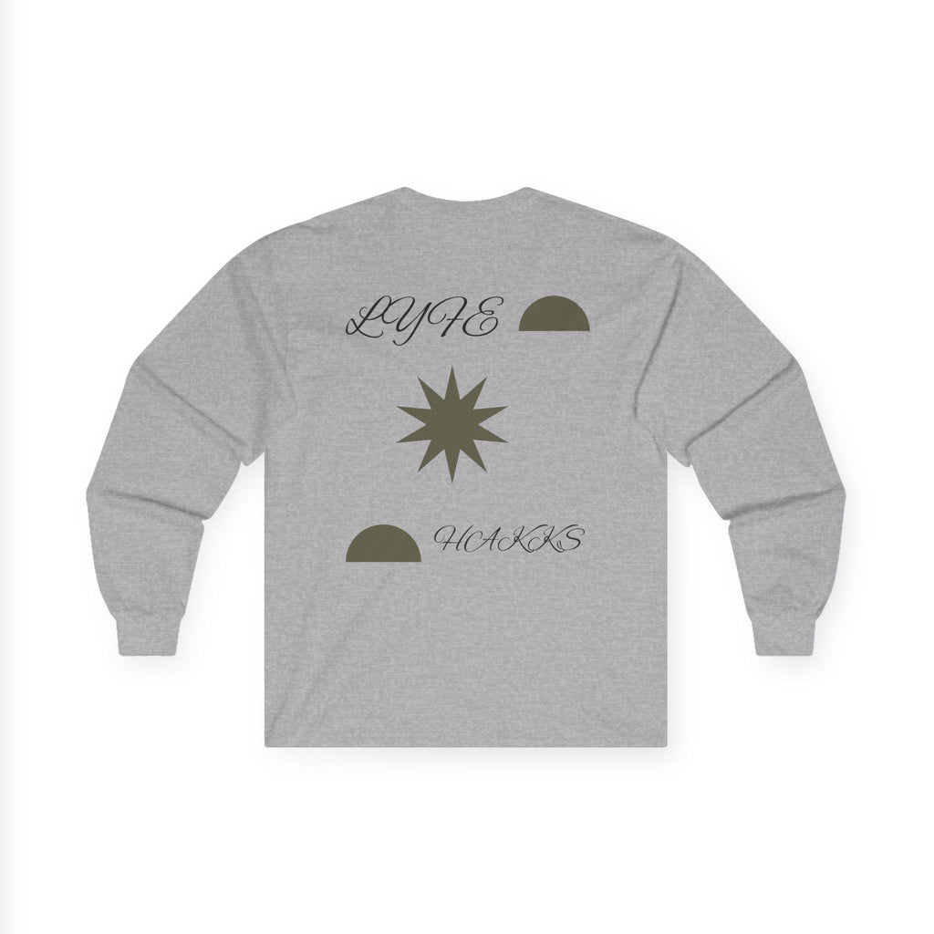 Customizable Long Sleeve Tee for Personalized Style, Gift for Friends, Unique Fashion, Casual Wear, Celebration Apparel, Statement T-Shirt