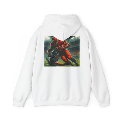 Football Warrior Hoodie, Sports Sweatshirt, Game Day, Unisex Apparel, We Up Next, Athletic Gift