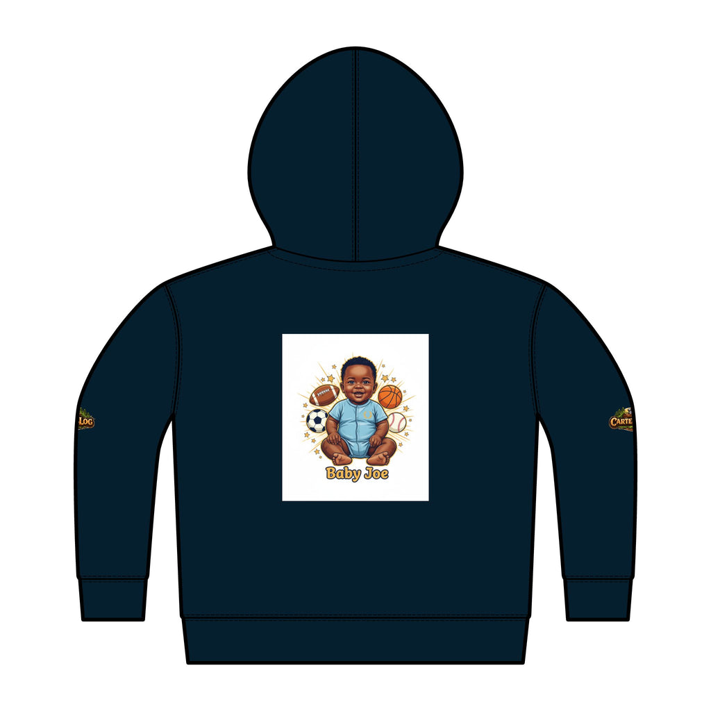 Personalized Toddler Zip Hoodie — Cozy Fleece Jacket with Camper Logo (Kids)