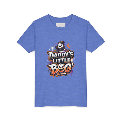 Youth Halloween Tee — “Daddy’s Little Boo” / “Spooky &amp; Unbothered” Kids Costume Shirt