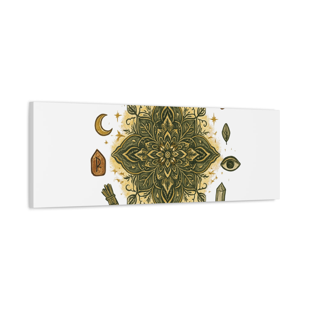 Embrace Your Journey Mandala Canvas | Matte Stretched Wall Art