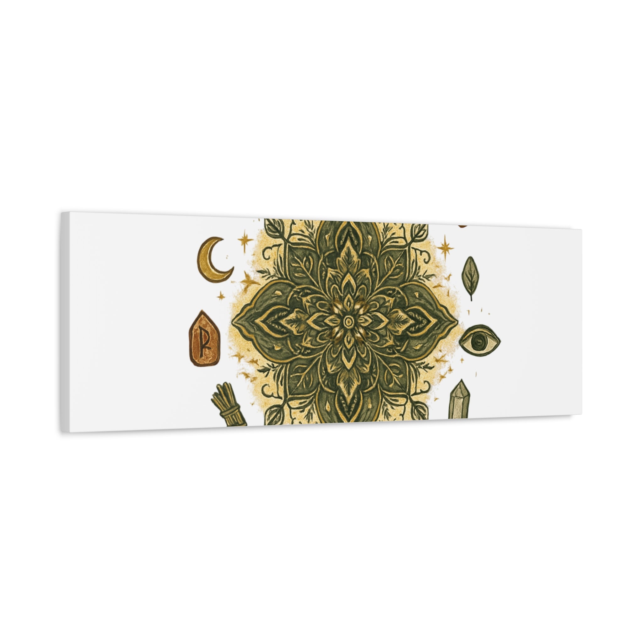 Embrace Your Journey Mandala Canvas | Matte Stretched Wall Art