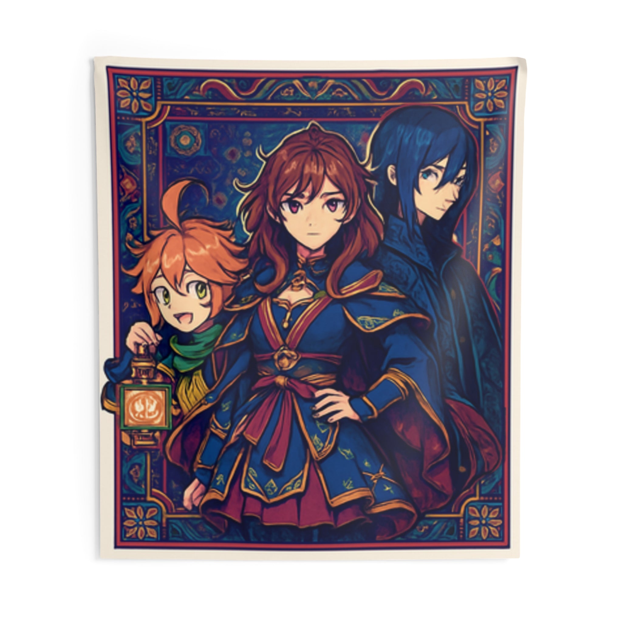 Fantasy Adventure Wall Tapestry, Bohemian Home Decor, Gift for Gamers, Cozy Bedroom Art, Indoor Tapestries