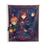 Fantasy Adventure Wall Tapestry, Bohemian Home Decor, Gift for Gamers, Cozy Bedroom Art, Indoor Tapestries