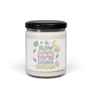 CartersLog Scented Soy Candle 9oz – 12 Scents, 50-60 Hour Burn, Reusable Glass Jar