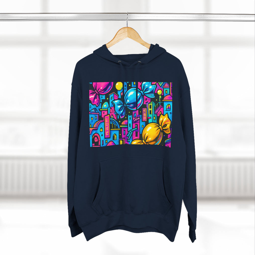 Colorful Candy City hoodie | Graphic Hoodie