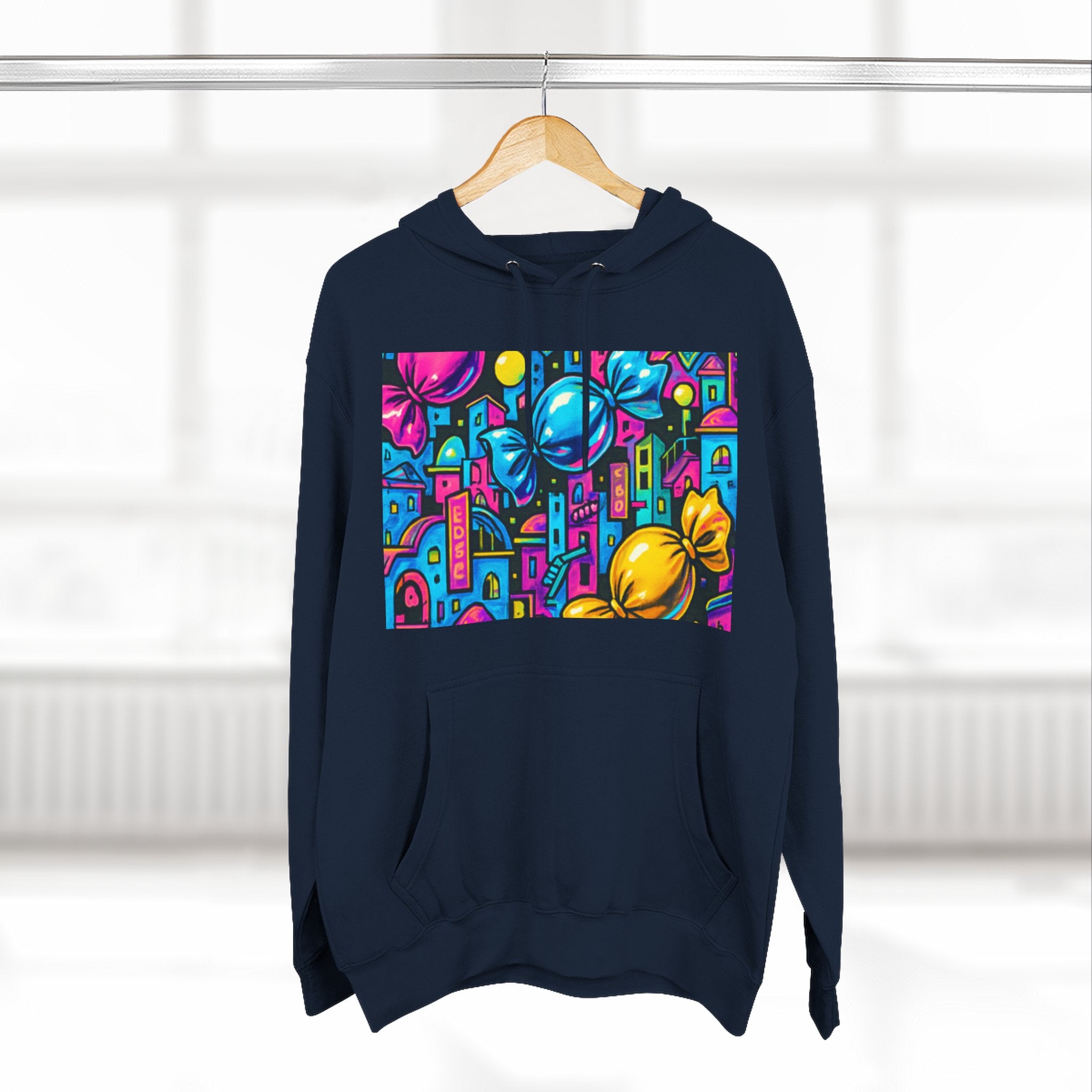 Colorful Candy City hoodie | Graphic Hoodie