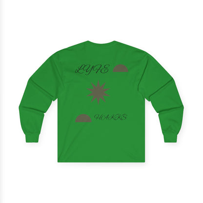 Customizable Long Sleeve Tee for Personalized Style, Gift for Friends, Unique Fashion, Casual Wear, Celebration Apparel, Statement T-Shirt