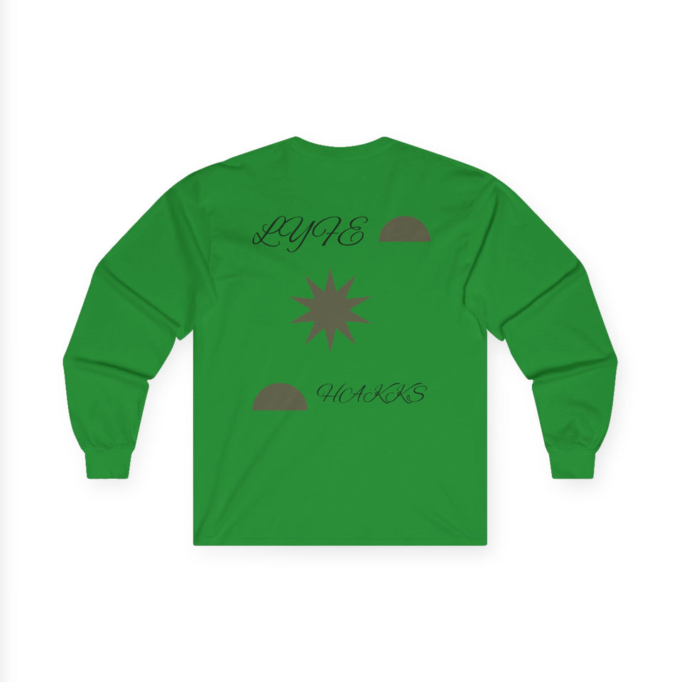 Customizable Long Sleeve Tee for Personalized Style, Gift for Friends, Unique Fashion, Casual Wear, Celebration Apparel, Statement T-Shirt